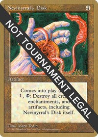 Nevinyrral's Disk - 1996 Preston Poulter (4ED) [World Championship Decks] | Anubis Games and Hobby