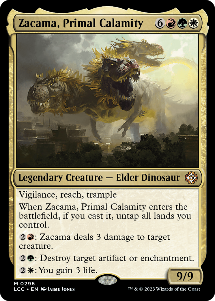 Zacama, Primal Calamity [The Lost Caverns of Ixalan Commander] | Anubis Games and Hobby