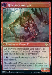 Ill-Tempered Loner // Howlpack Avenger [Innistrad: Crimson Vow Prerelease Promos] | Anubis Games and Hobby