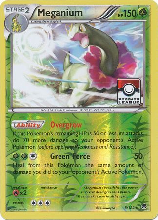 Meganium (3/122) (League Promo) [XY: BREAKpoint] | Anubis Games and Hobby