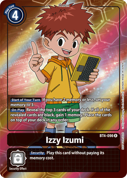 Izzy Izumi [BT4-096] (Buy-A-Box Promo) [Great Legend Promos] | Anubis Games and Hobby