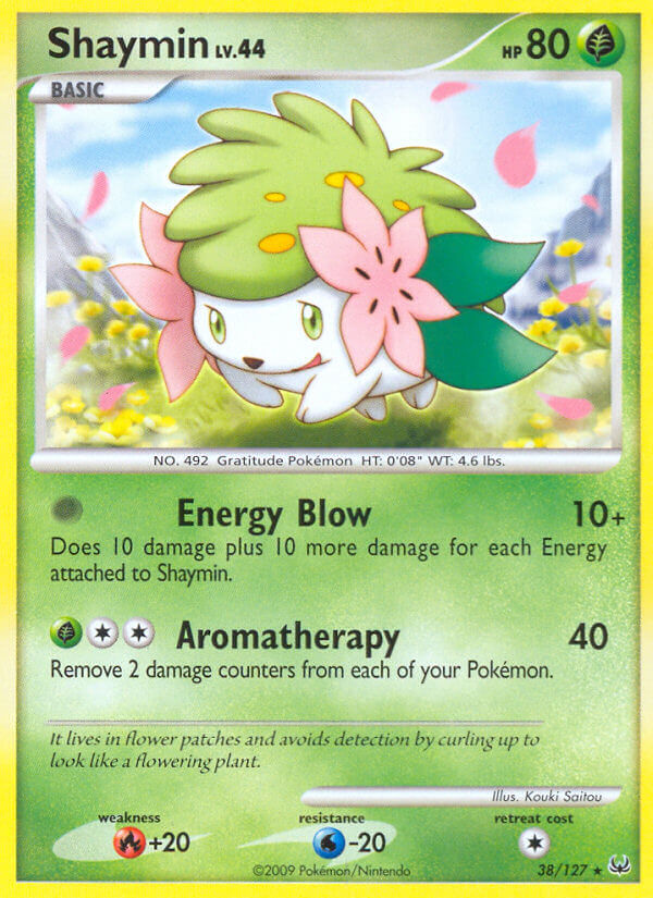 Shaymin (38/127) (Theme Deck Exclusive) [Platinum: Base Set] | Anubis Games and Hobby