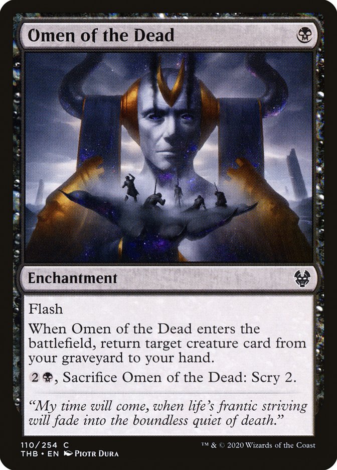Omen of the Dead [Theros Beyond Death] | Anubis Games and Hobby