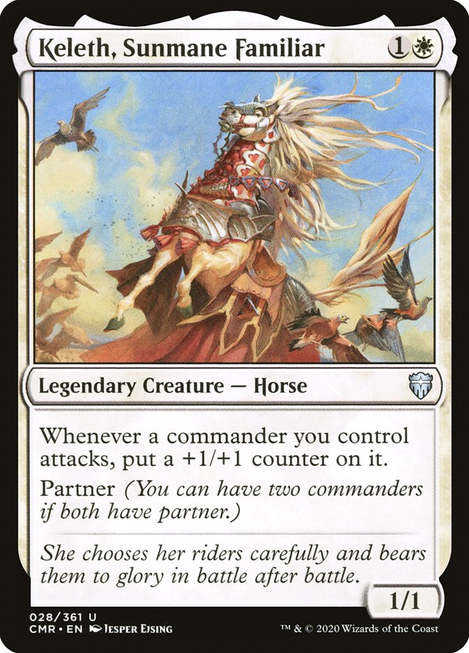 Keleth, Sunmane Familiar [Commander Legends] | Anubis Games and Hobby