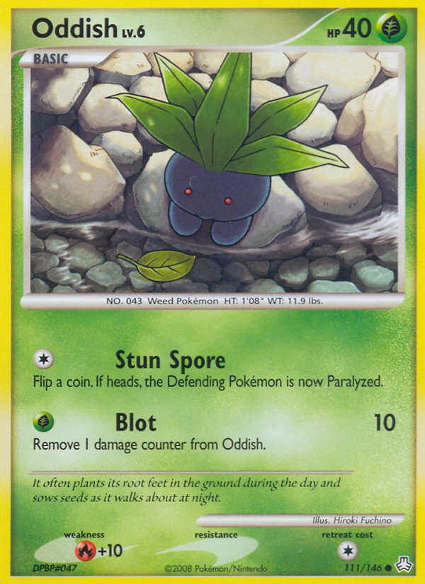 Oddish (111/146) [Diamond & Pearl: Legends Awakened] | Anubis Games and Hobby