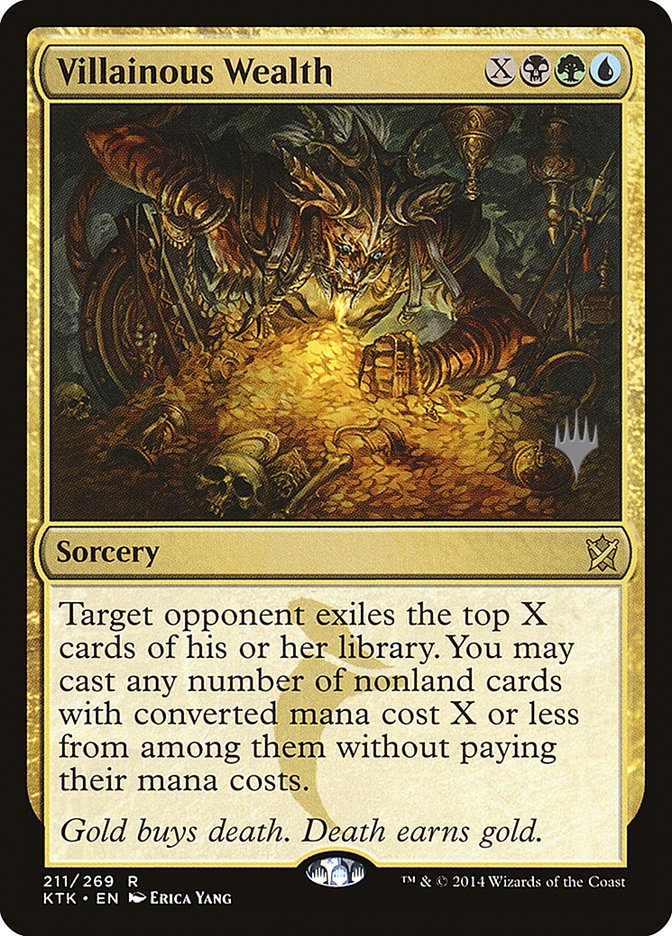 Villainous Wealth (Promo Pack) [Khans of Tarkir Promos] | Anubis Games and Hobby