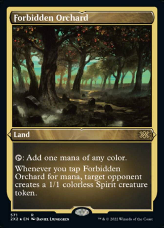 Forbidden Orchard (Foil Etched) [Double Masters 2022] | Anubis Games and Hobby