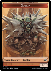 Goblin // Eldrazi Double-Sided Token [March of the Machine Commander Tokens] | Anubis Games and Hobby