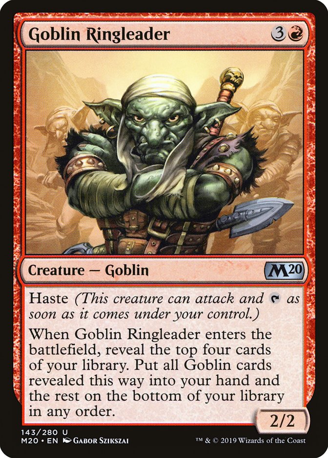 Goblin Ringleader [Core Set 2020] | Anubis Games and Hobby