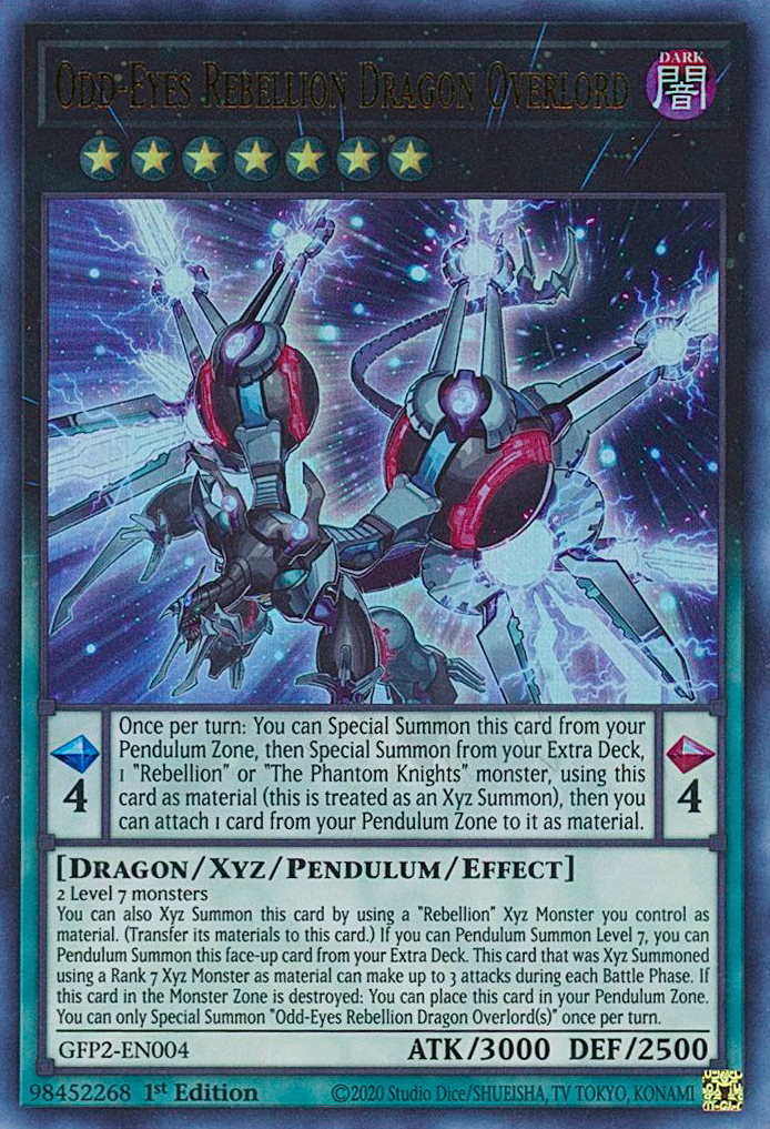 Odd-Eyes Rebellion Dragon Overlord [GFP2-EN004] Ultra Rare | Anubis Games and Hobby