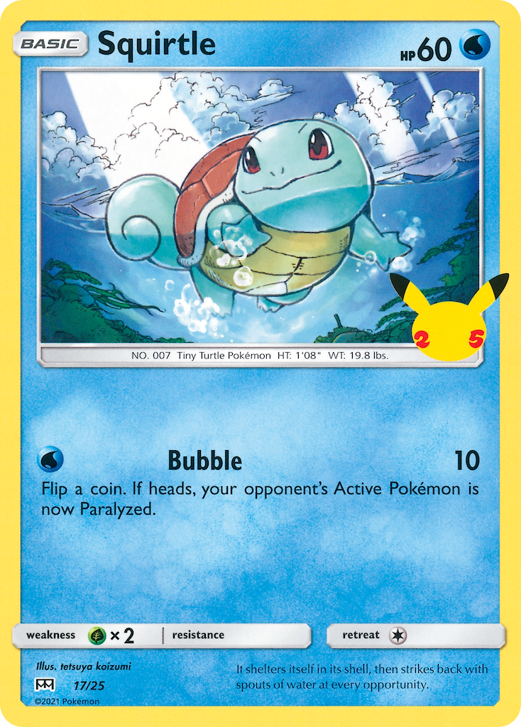 Squirtle (17/25) [McDonald's 25th Anniversary] | Anubis Games and Hobby