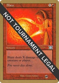 Blaze - 2000 Nicolas Labarre (6ED) (SB) [World Championship Decks] | Anubis Games and Hobby