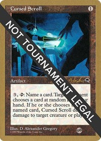 Cursed Scroll - 1998 Brian Hacker (TMP) (SB) [World Championship Decks] | Anubis Games and Hobby