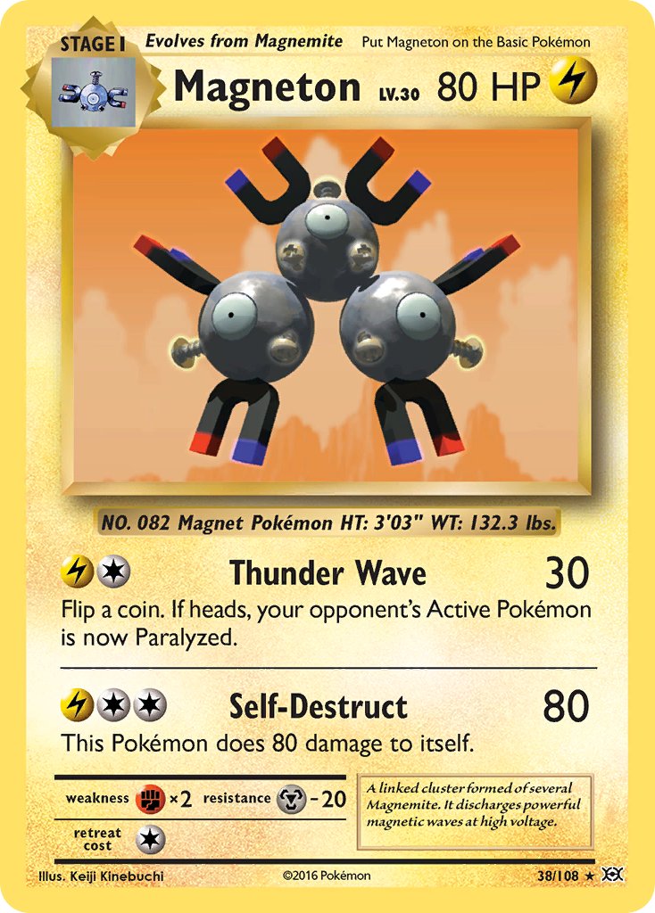 Magneton (38/108) (Theme Deck Exclusive) [XY: Evolutions] | Anubis Games and Hobby