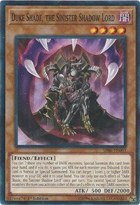 Duke Shade, the Sinister Shadow Lord [Structure Deck: Lair of Darkness] [SR06-EN003] | Anubis Games and Hobby