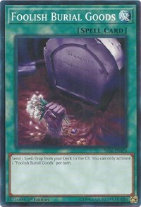 Foolish Burial Goods [Structure Deck: Lair of Darkness] [SR06-EN026] | Anubis Games and Hobby