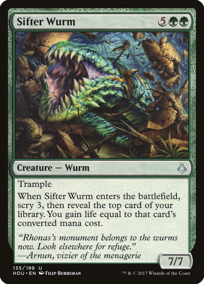 Sifter Wurm [Hour of Devastation] | Anubis Games and Hobby