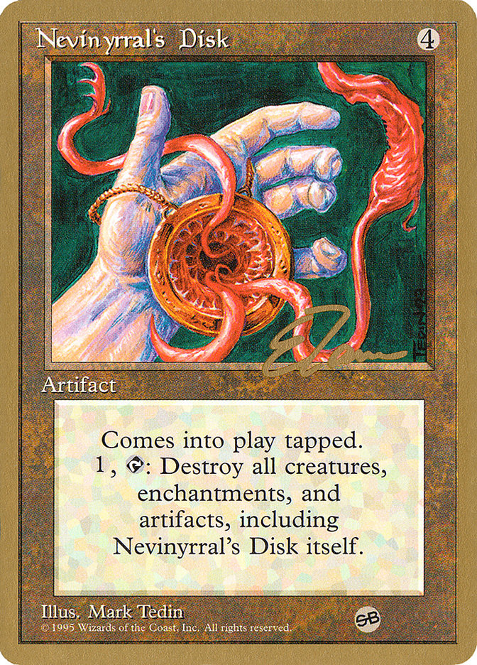 Nevinyrral's Disk (Eric Tam) (SB) [Pro Tour Collector Set] | Anubis Games and Hobby