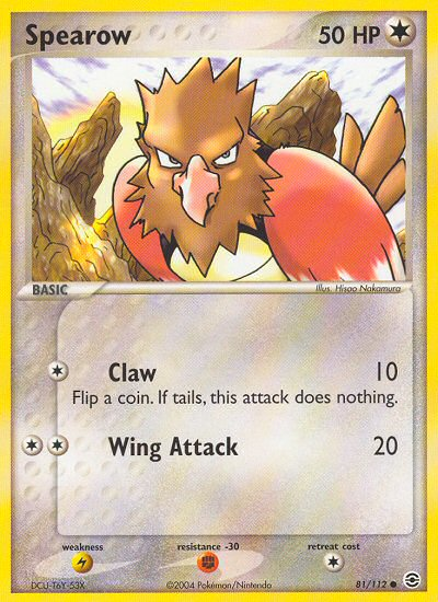 Spearow (81/112) [EX: FireRed & LeafGreen] | Anubis Games and Hobby