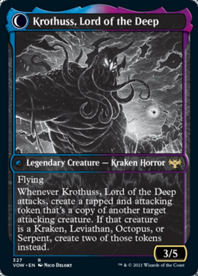 Runo Stromkirk // Krothuss, Lord of the Deep (Showcase Eternal Night) [Innistrad: Crimson Vow] | Anubis Games and Hobby