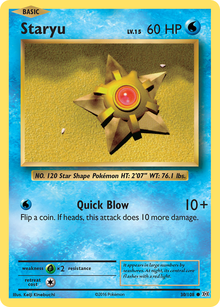 Staryu (30/108) [XY: Evolutions] | Anubis Games and Hobby