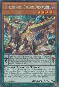 Supreme King Dragon Darkwurm [Battles of Legend: Relentless Revenge] [BLRR-EN063] | Anubis Games and Hobby