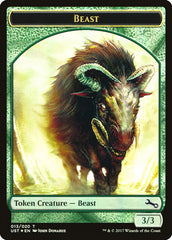 Beast // Beast Double-Sided Token [Unstable Tokens] | Anubis Games and Hobby