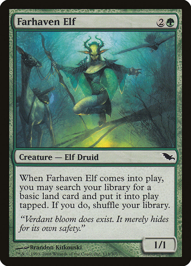 Farhaven Elf [Shadowmoor] | Anubis Games and Hobby