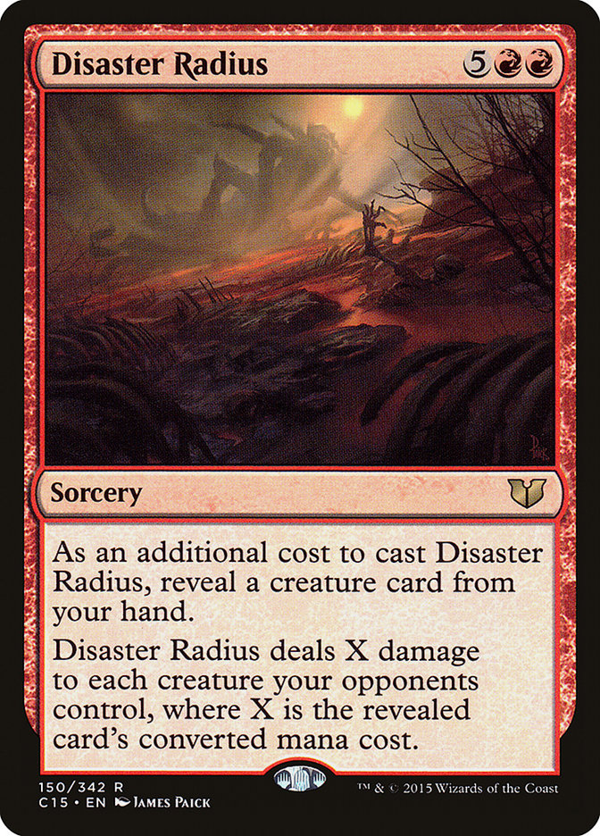 Disaster Radius [Commander 2015] | Anubis Games and Hobby