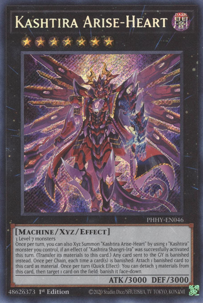 Kashtira Arise-Heart [PHHY-EN046] Secret Rare | Anubis Games and Hobby