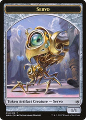 Servo // Dragon Double-Sided Token [Challenger Decks 2020 Tokens] | Anubis Games and Hobby