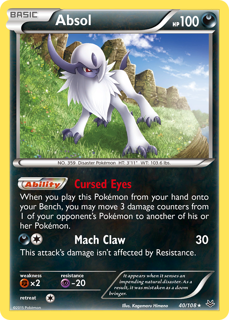 Absol (40/108) [XY: Roaring Skies] | Anubis Games and Hobby