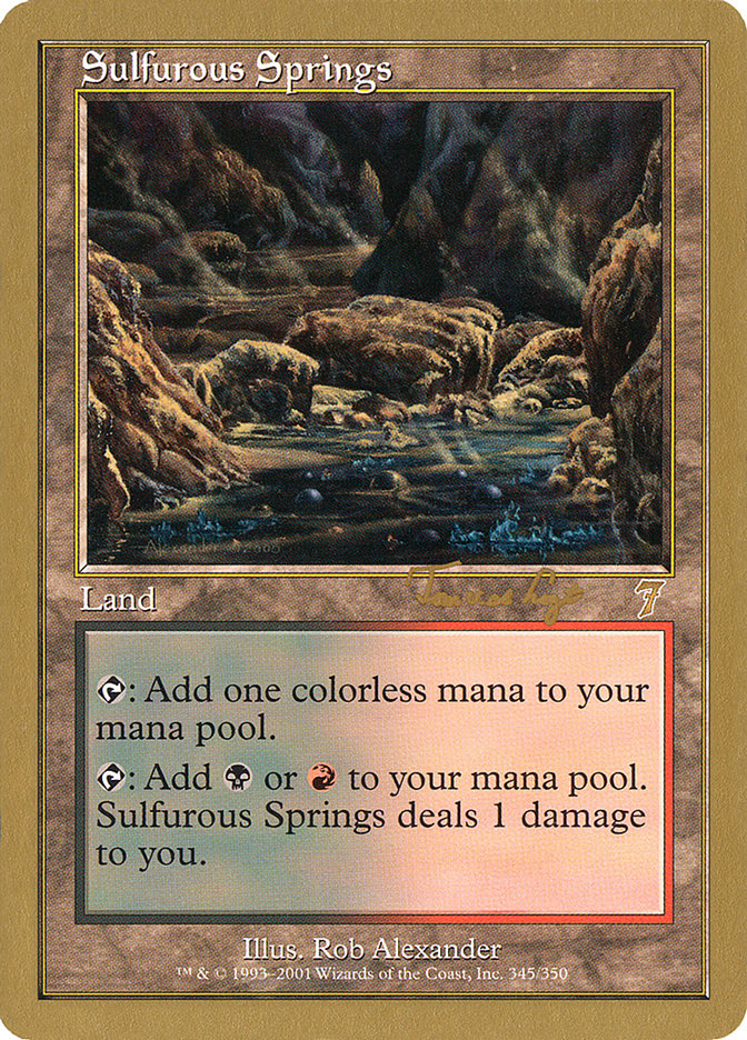 Sulfurous Springs (Tom van de Logt) [World Championship Decks 2001] | Anubis Games and Hobby