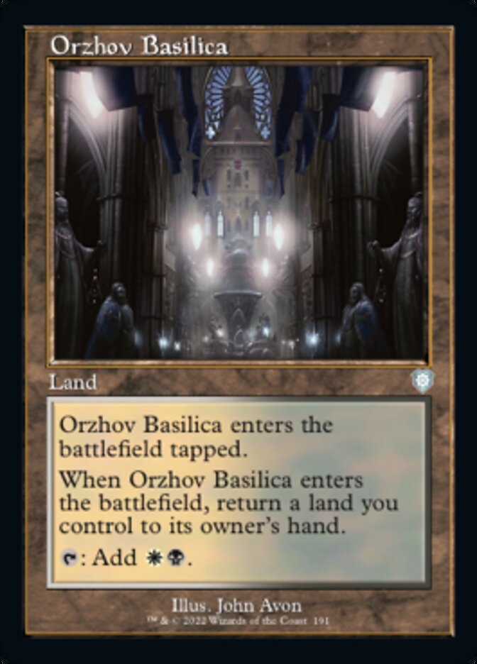 Orzhov Basilica (Retro) [The Brothers' War Commander] | Anubis Games and Hobby