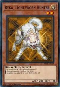 Ryko, Lightsworn Hunter [Starter Deck: Codebreaker] [YS18-EN018] | Anubis Games and Hobby