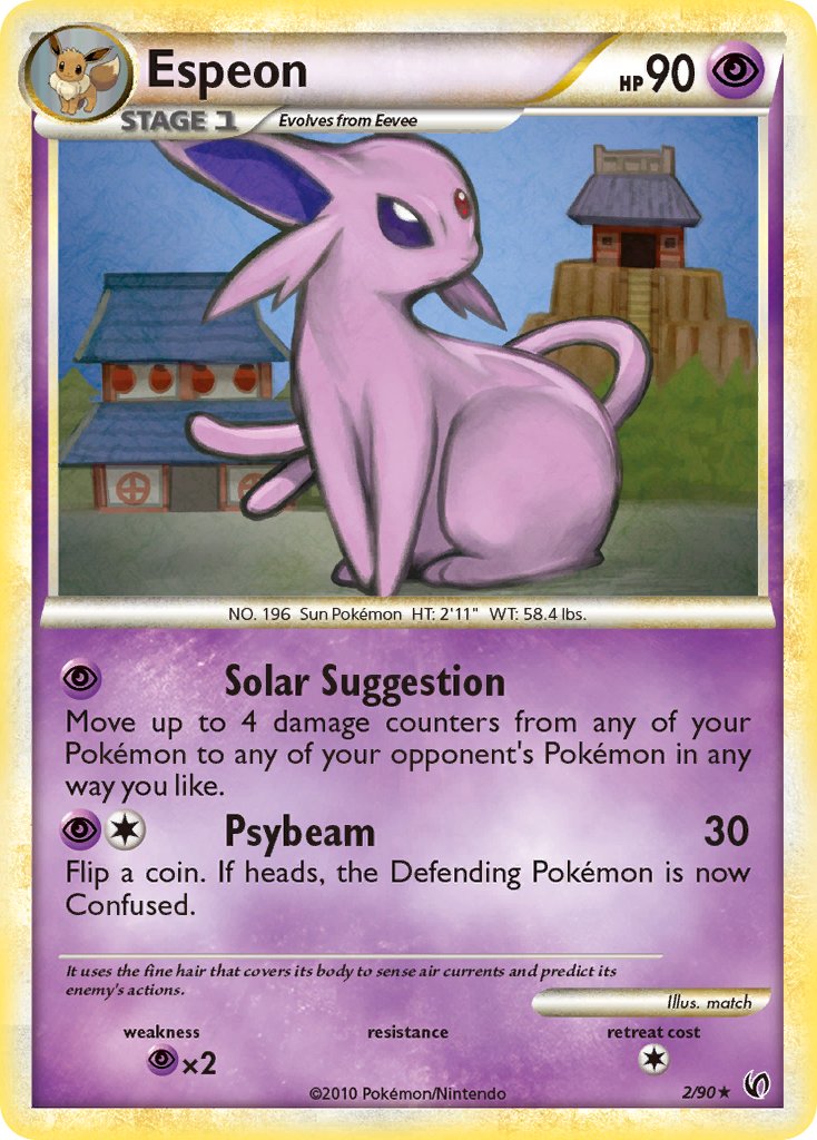 Espeon (2/90) (Theme Deck Exclusive) [HeartGold & SoulSilver: Undaunted] | Anubis Games and Hobby