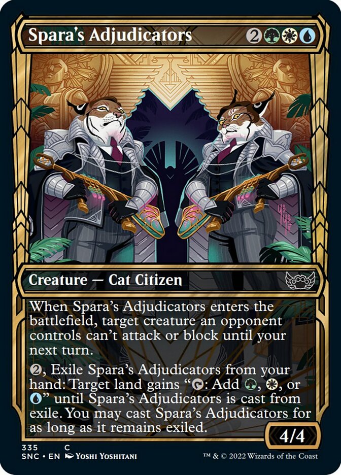 Spara's Adjudicators (Showcase Golden Age) [Streets of New Capenna] | Anubis Games and Hobby