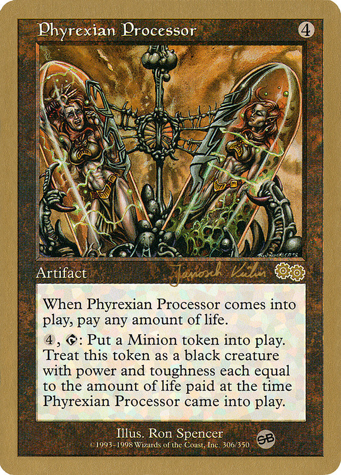 Phyrexian Processor (Janosch Kuhn) (SB) [World Championship Decks 2000] | Anubis Games and Hobby