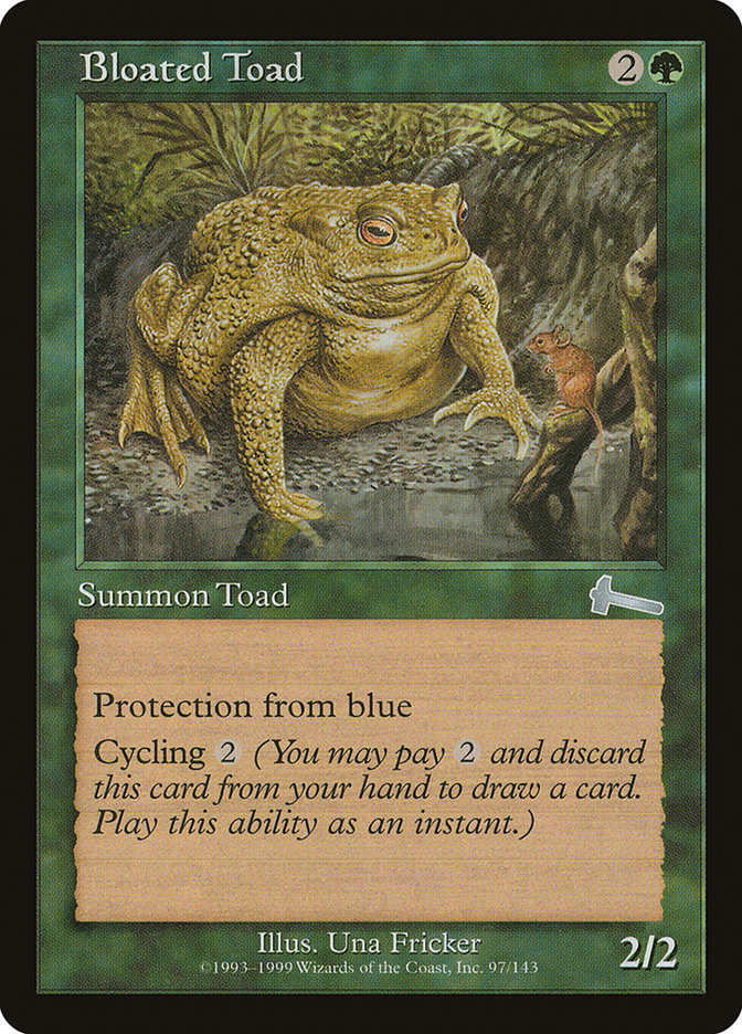 Bloated Toad [Urza's Legacy] | Anubis Games and Hobby