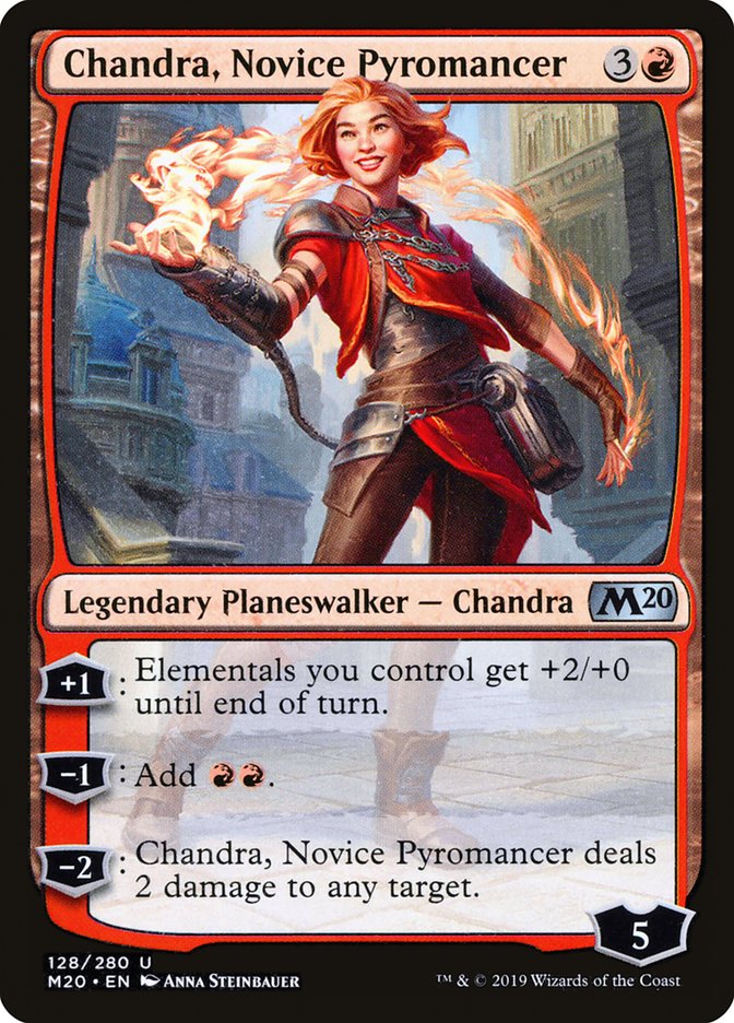 Chandra, Novice Pyromancer [Core Set 2020] | Anubis Games and Hobby