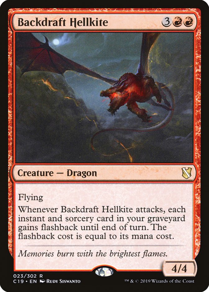 Backdraft Hellkite [Commander 2019] | Anubis Games and Hobby