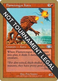 Flametongue Kavu - 2002 Brian Kibler (PLS) [World Championship Decks] | Anubis Games and Hobby