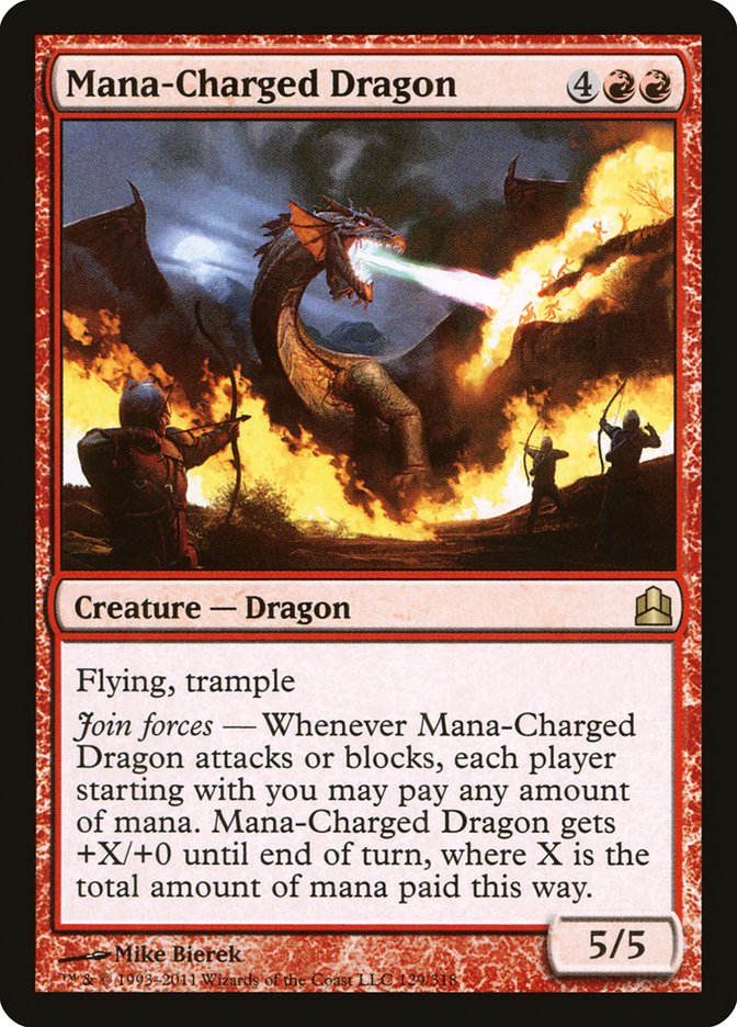 Mana-Charged Dragon [Commander 2011] | Anubis Games and Hobby