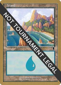 Island (336) - 2002 Raphael Levy (ODY) [World Championship Decks] | Anubis Games and Hobby