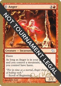 Anger - 2003 Peer Kroger (JUD) [World Championship Decks] | Anubis Games and Hobby
