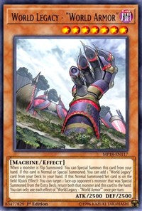 World Legacy - "World Armor" [2018 Mega-Tins Mega Pack] [MP18-EN117] | Anubis Games and Hobby