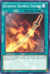 Burning Bamboo Sword [2018 Mega-Tins Mega Pack] [MP18-EN146] | Anubis Games and Hobby