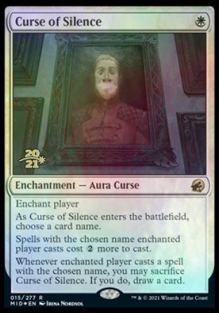 Curse of Silence [Innistrad: Midnight Hunt Prerelease Promos] | Anubis Games and Hobby