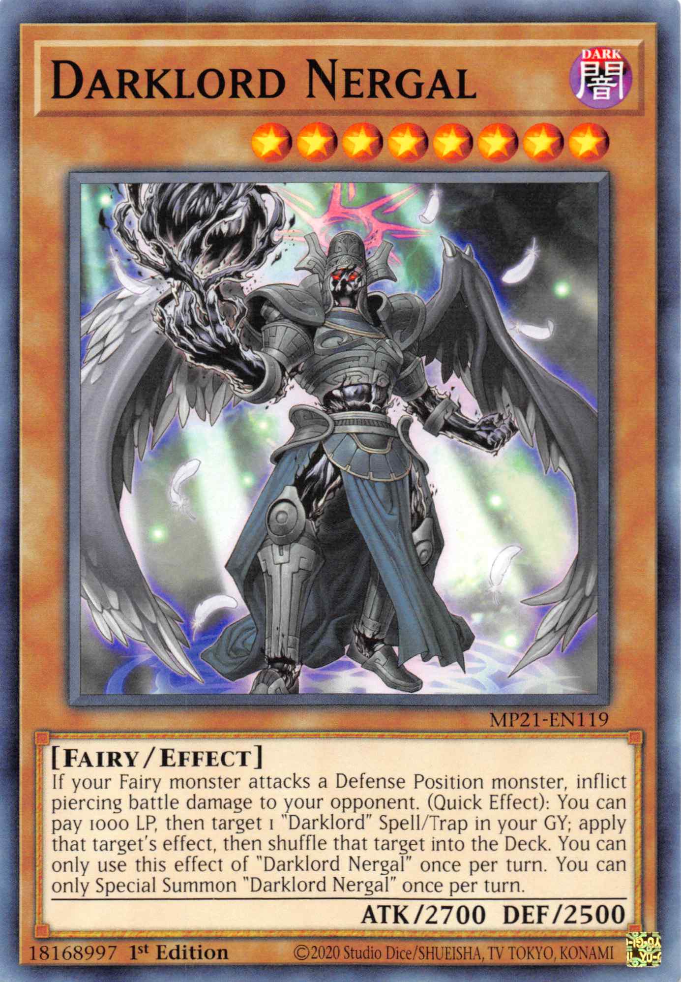 Darklord Nergal [MP21-EN119] Common | Anubis Games and Hobby