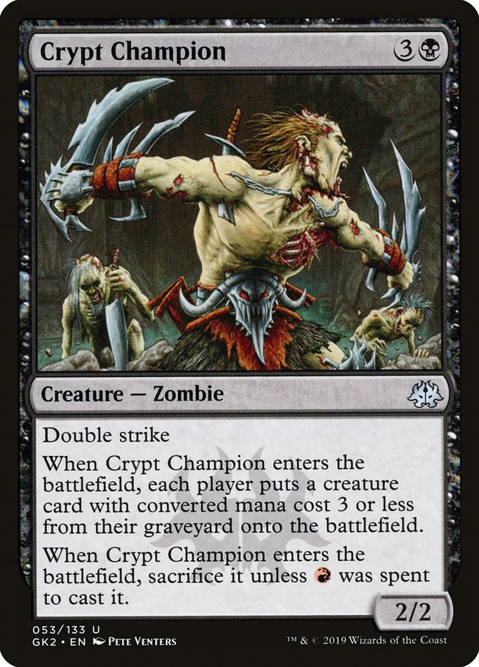 Crypt Champion [Ravnica Allegiance Guild Kit] | Anubis Games and Hobby